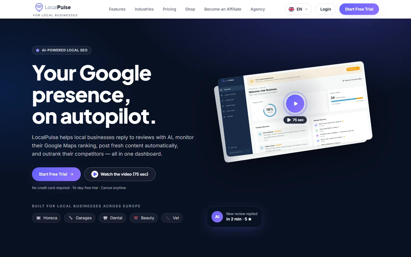Local Pulse project preview